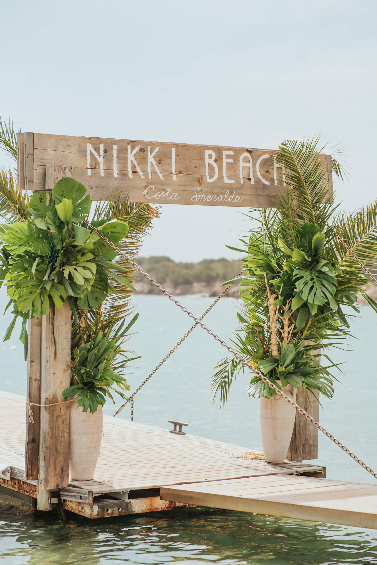 Nikki Beach Costa Smeralda arch on the harbour