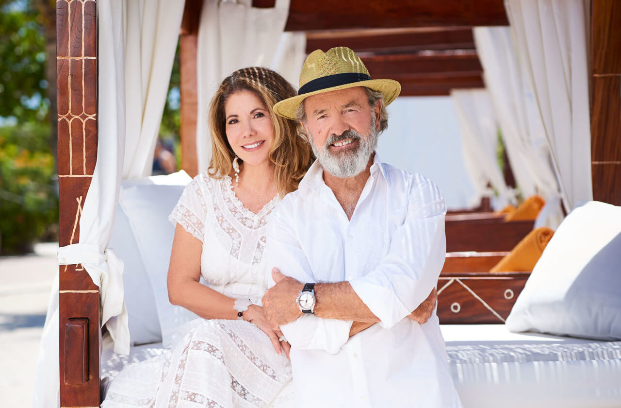 Jack and Lucia, the owners of Nikki Beach