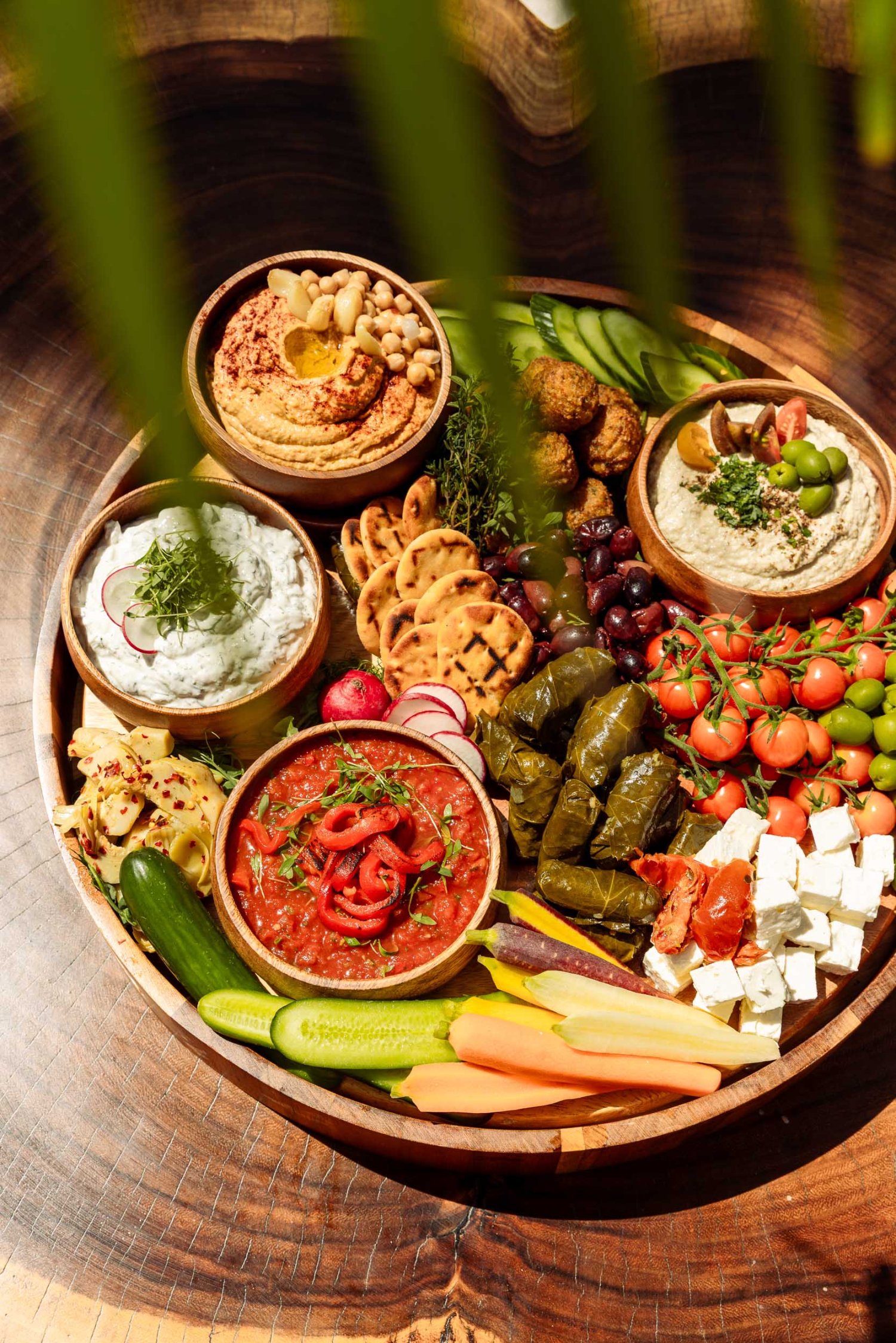 Nikki Beach Miami - large plate of sharing foods