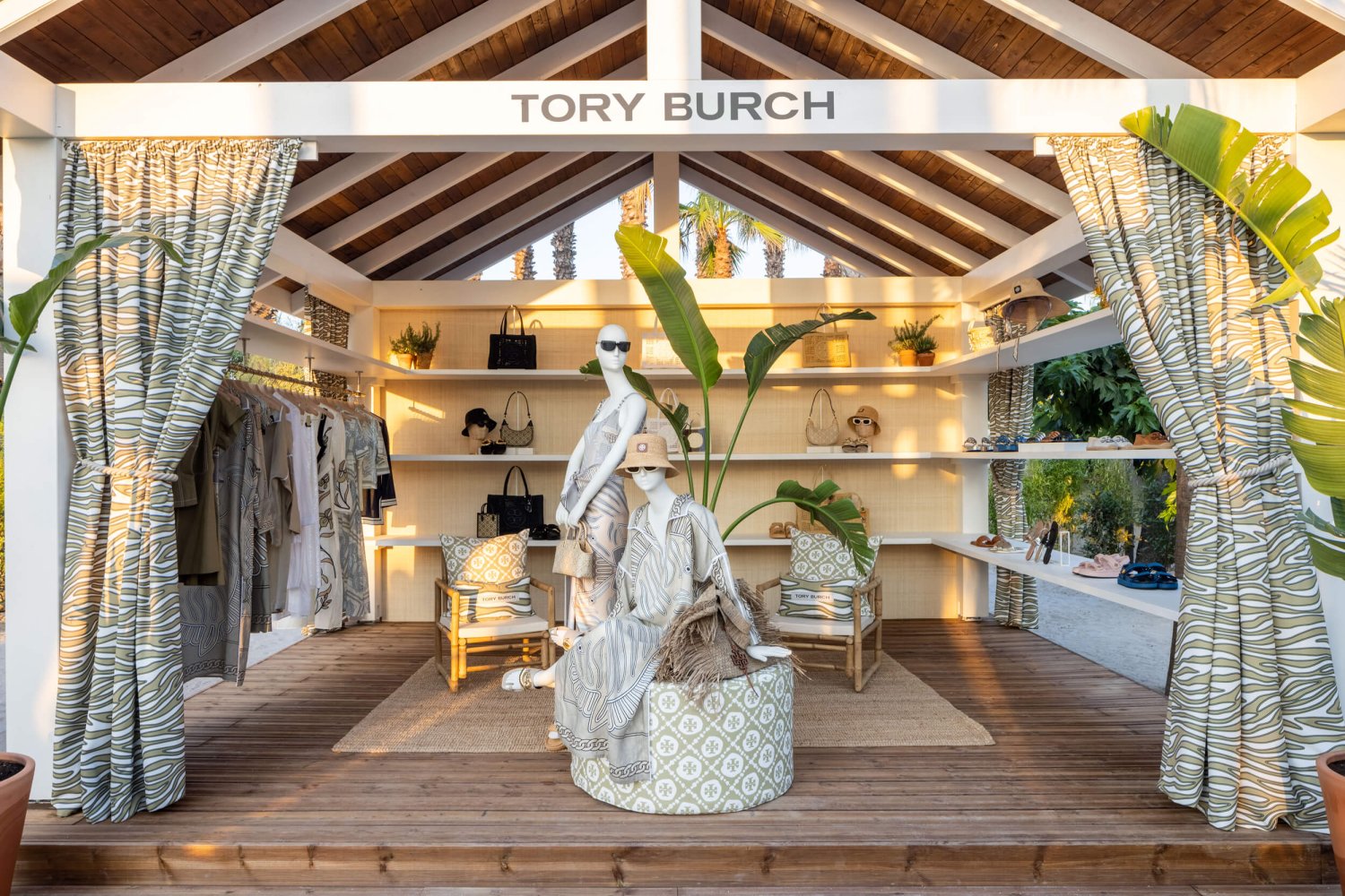 Tory Burch pop up at Nikki Beach Saint Tropez