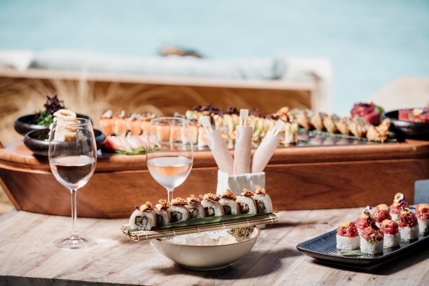 Nikki Beach Santorini - Sushi platters