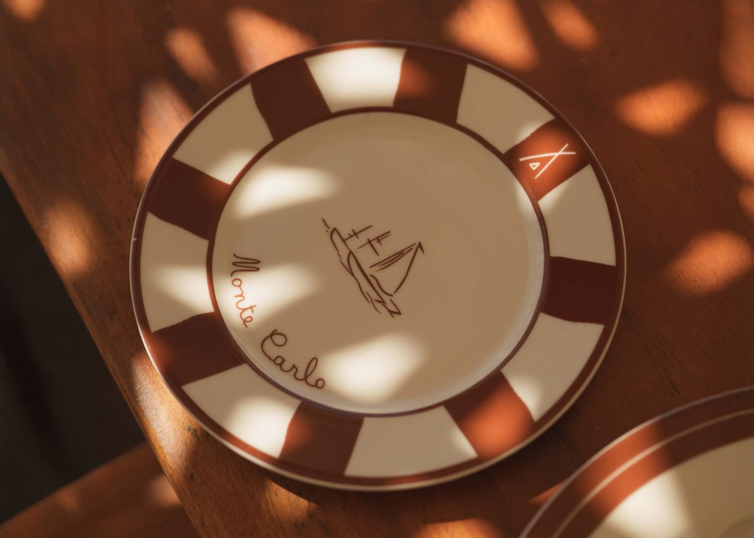 Nikki beach branded dining plate