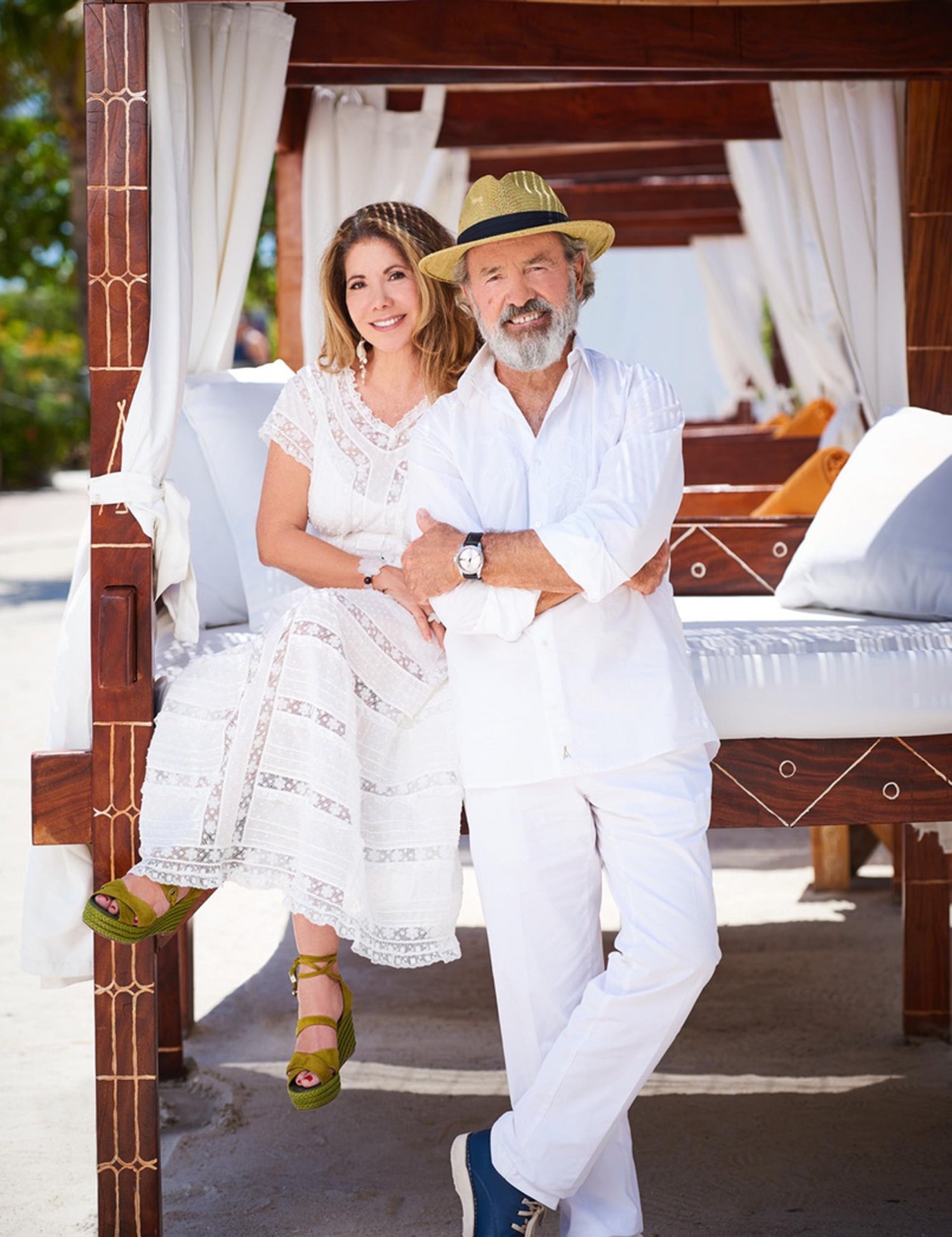 Jack and Lucia, the owners of Nikki Beach
