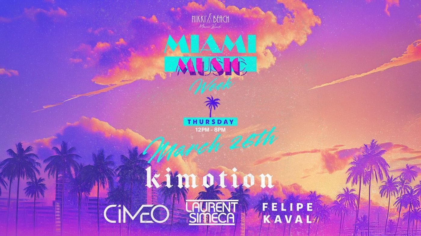 decorative: miami music week poster