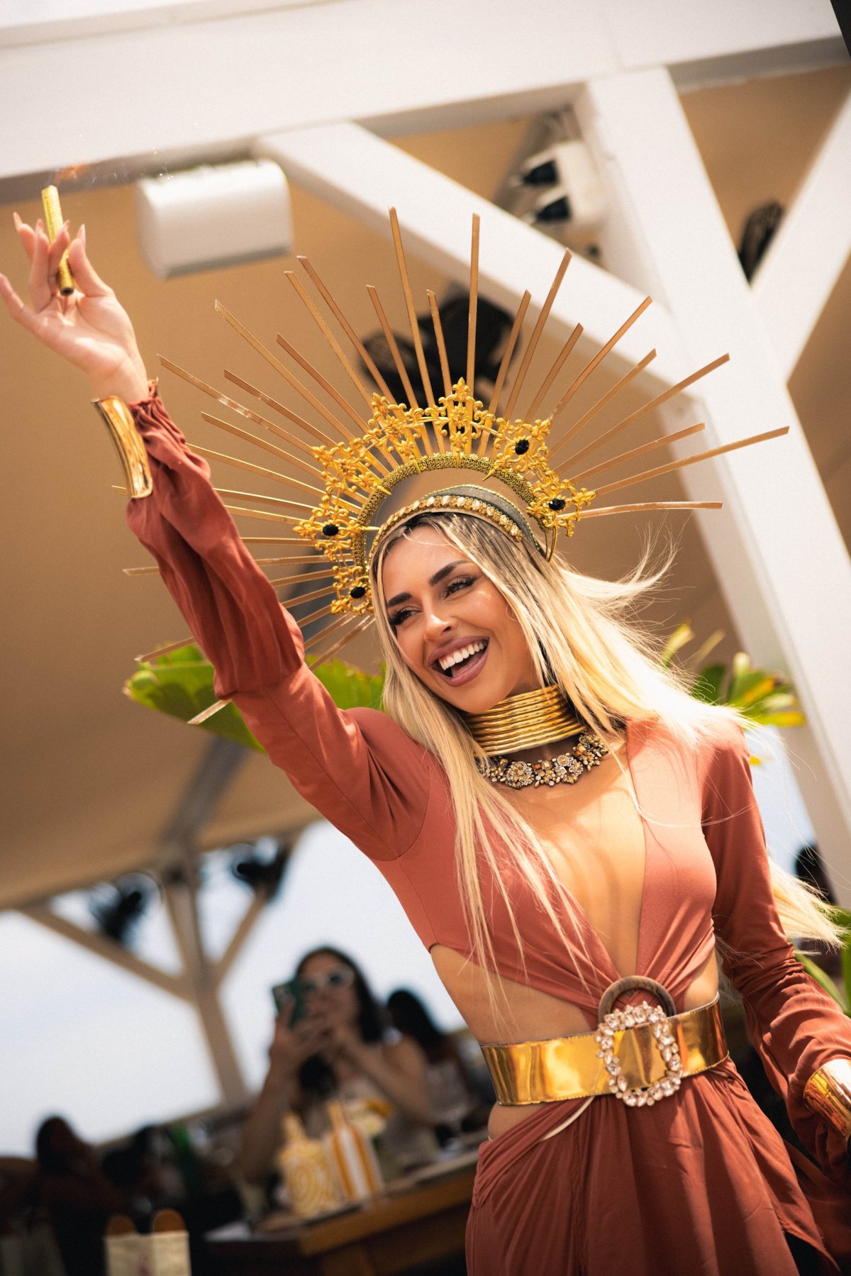 A dazzling performance infused with golden light and radiant energy — celebrating the magic, music, and beauty that define every Nikki Beach moment