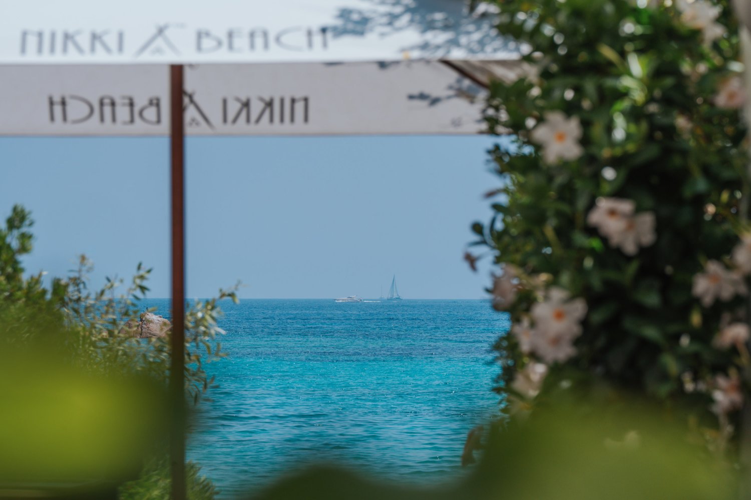 Shoreline with Nikki Beach parasol