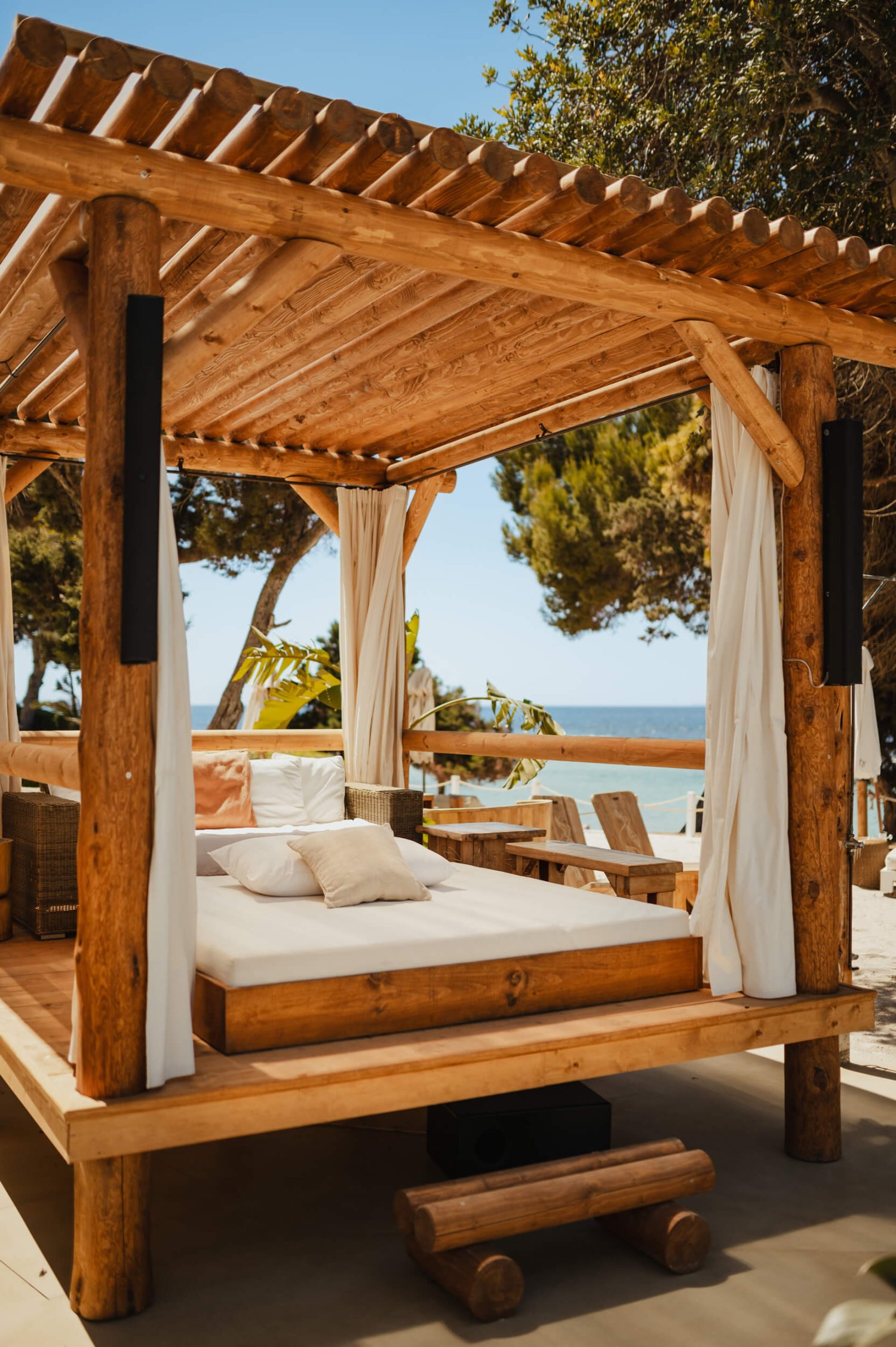 Nikki Beach Ibiza Lounger and VIP Cabana