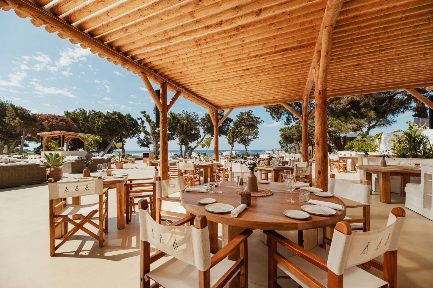 Outdoor Restaurant at Nikki Beach Ibiza
