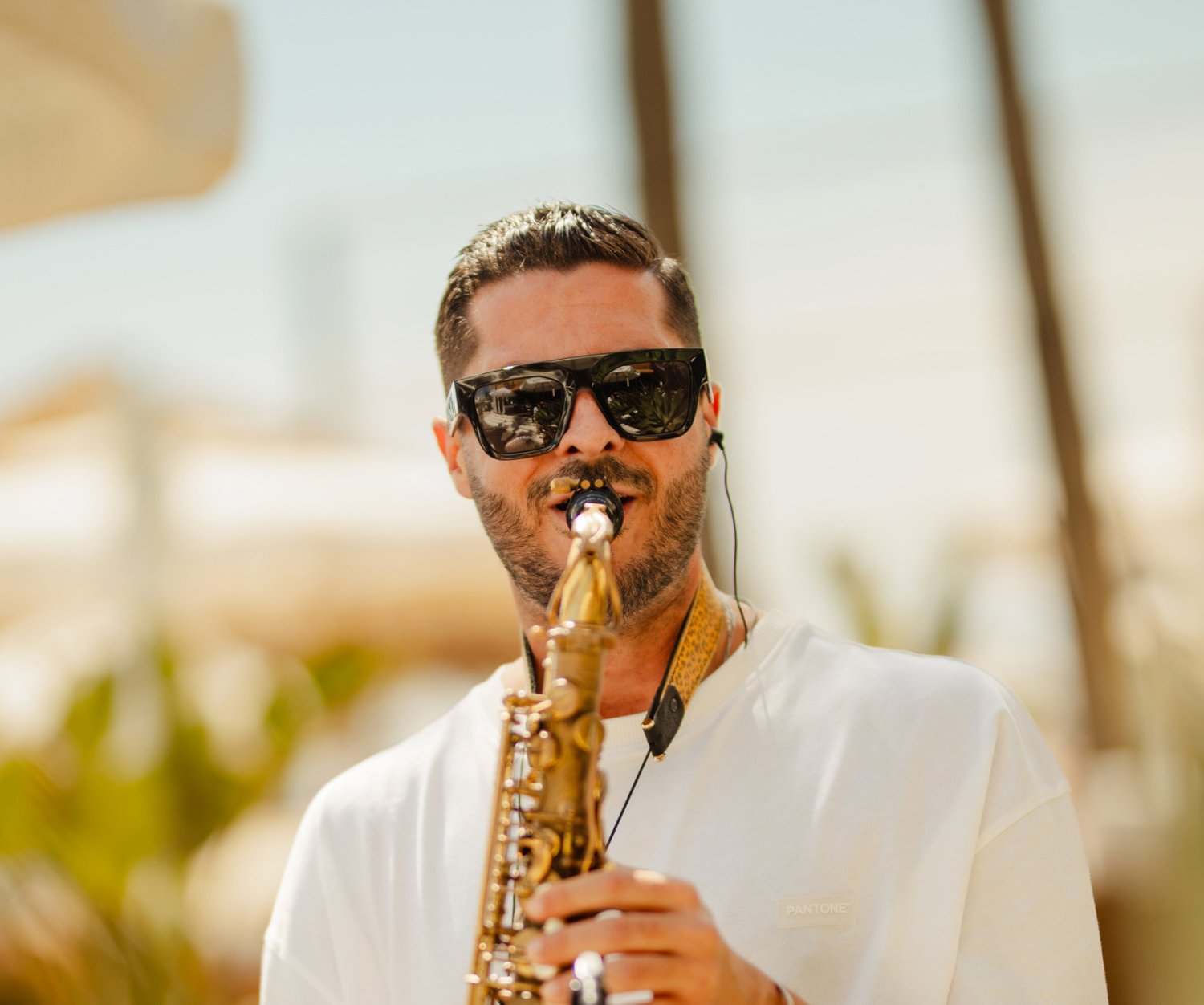 Juan Viera Sax playing the saxophone