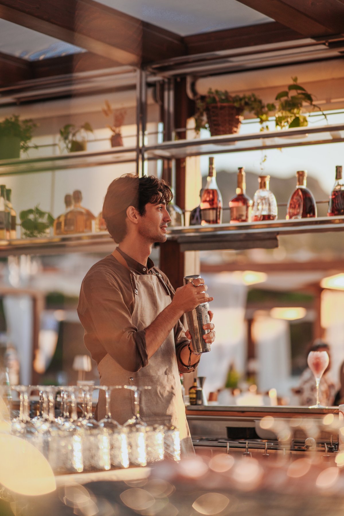 bartender at bar