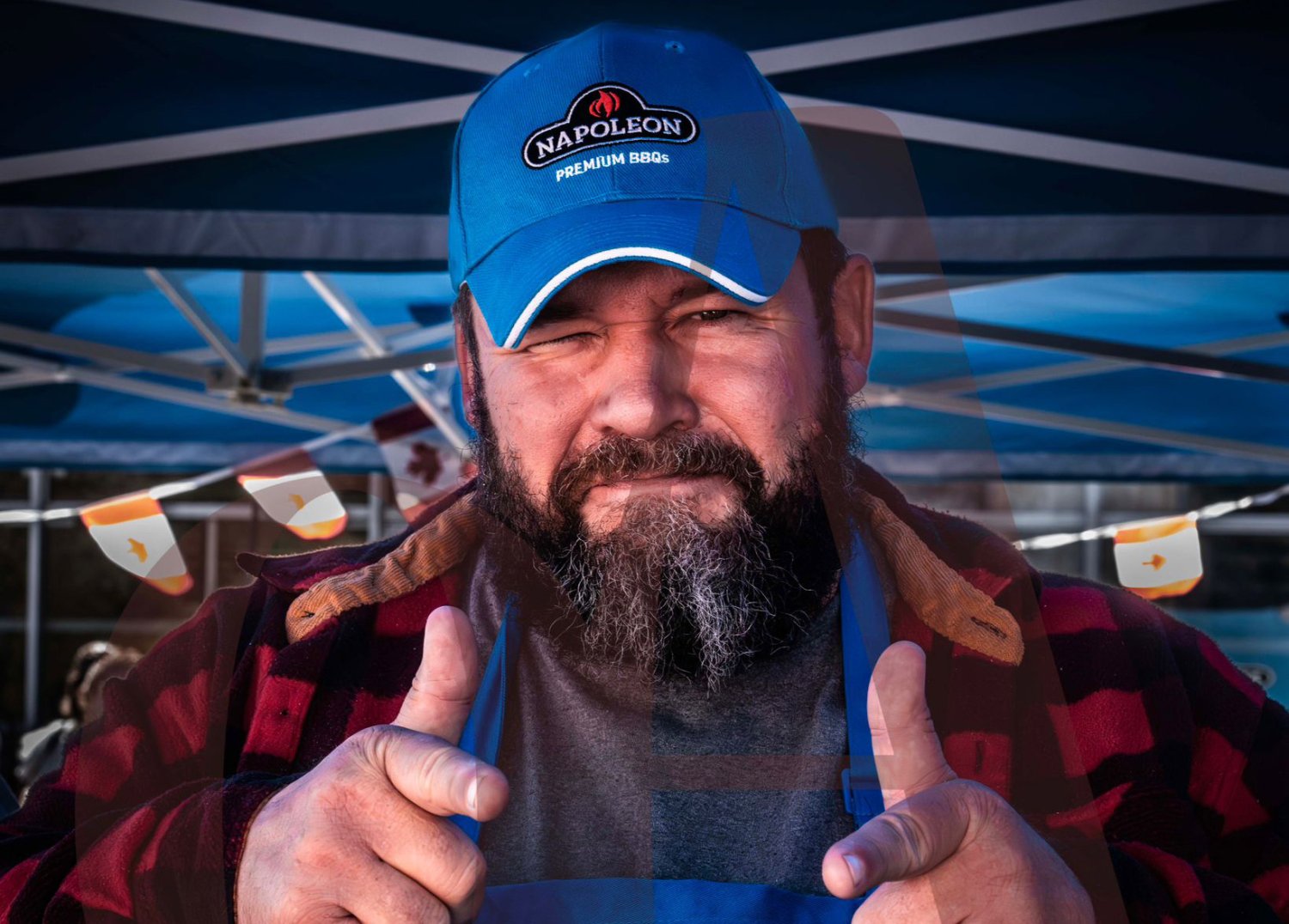 Big T Pitmaster wearing a 